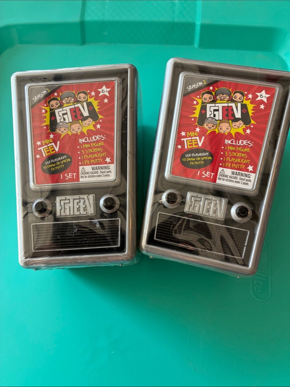 FGTeeV Mini Teev Toy - Black/Silver (Set of 2)
